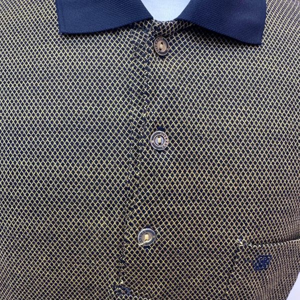 GIVENCHY 紀梵希 黑金格紋polo襯衫 