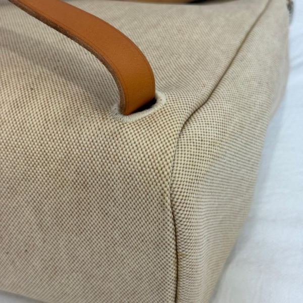 Hermès 帆布焦糖雙肩包 