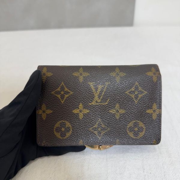 Louis Vuitton 滿版老花短夾 