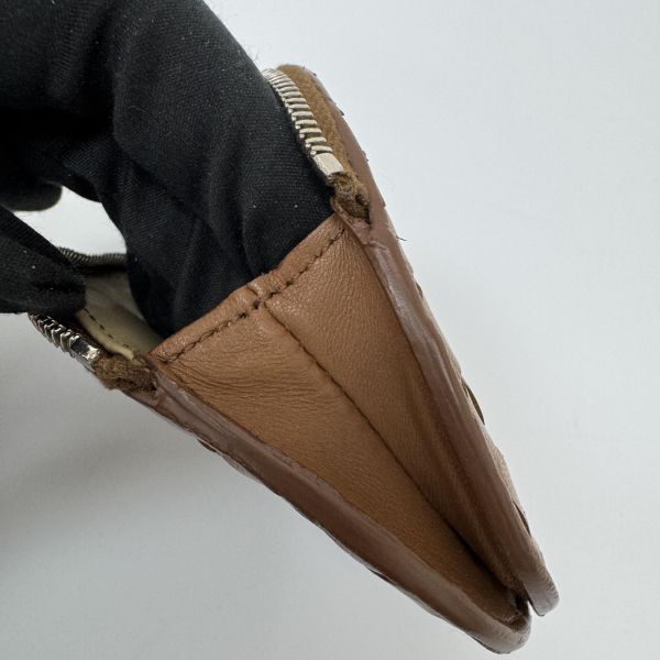 Bottega Veneta 棕色編織零錢包 
