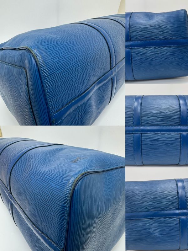 Louis Vuitton Keepall 50藍色旅行袋 