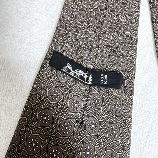 Hermès花點鏈條領帶 （中古） 