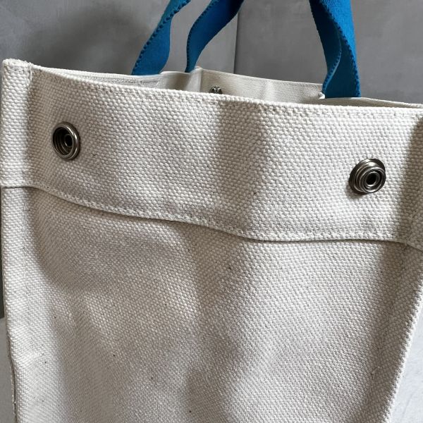 Hermès 帆布藍色手提包 