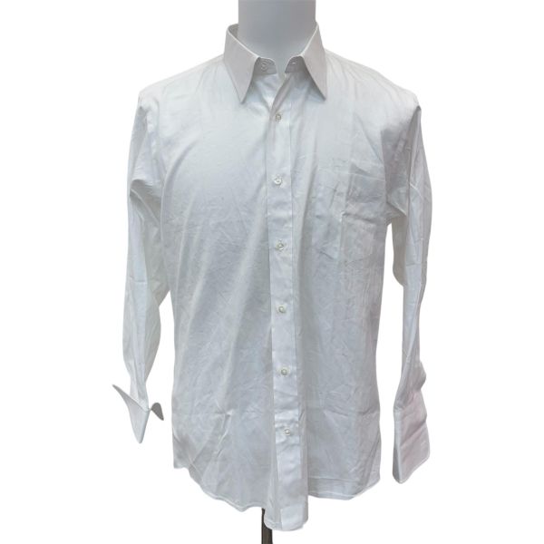 Burberry 白色棉質長袖襯衫 