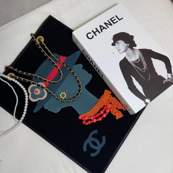 Chanel 毛線手袋 