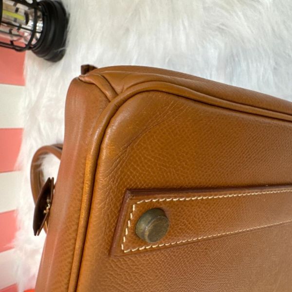 Hermès Birkin 鉑金包 40 金棕金釦 Epsom 