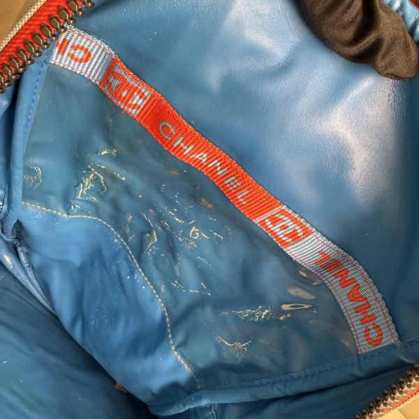 Chanel Sportline撞色雙肩包 