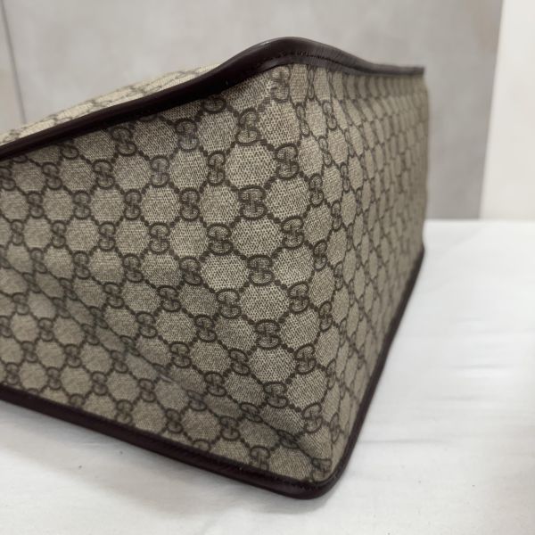 Gucci 古馳 GG supreme 帆布公事包 