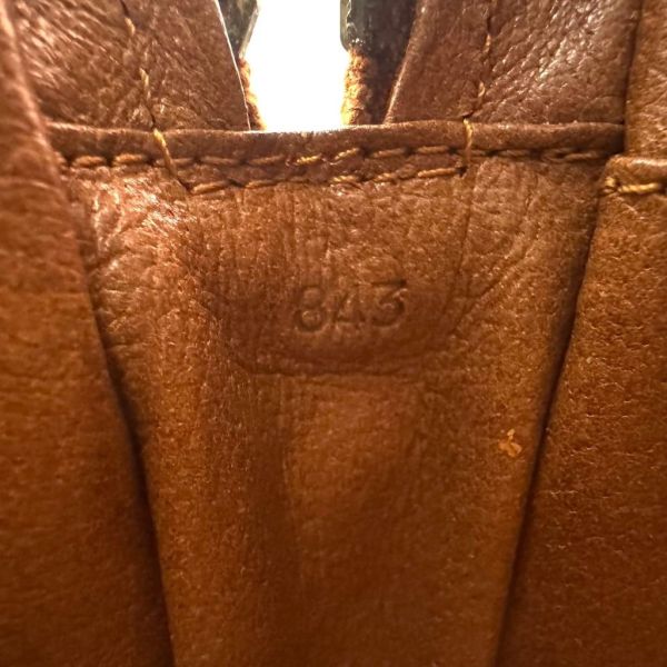 Louis Vuitton 紅皮老花方形斜背包 