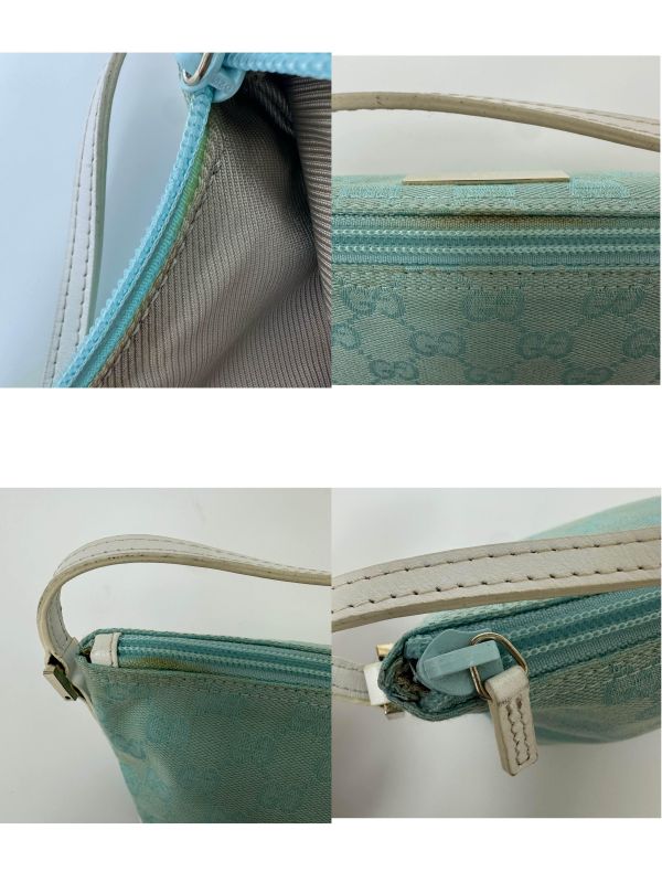 Gucci 古馳 緹花帆布船型小包 