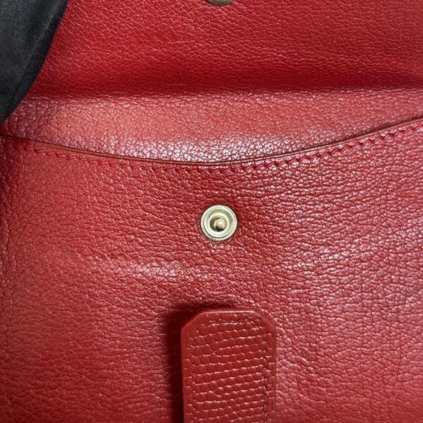 Hermès  紅色中夾 