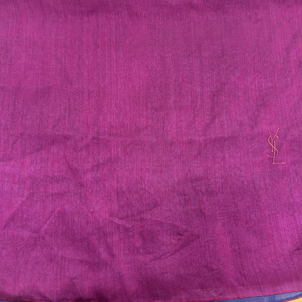 YSL 聖羅蘭 卡珊德拉圍巾 披肩 vintage 