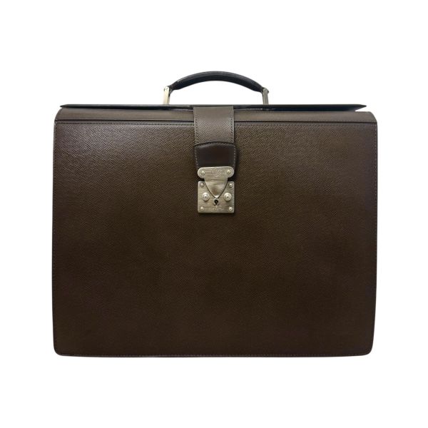 Louis Vuitton 深棕色皮革公事包 