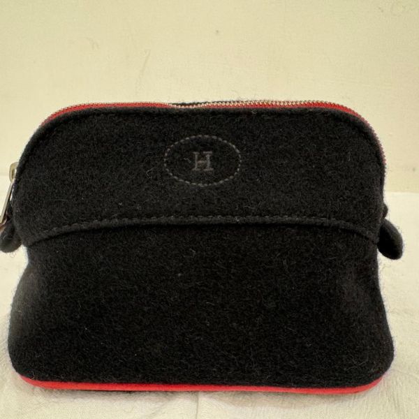 Hermès 毛氈化妝品袋 