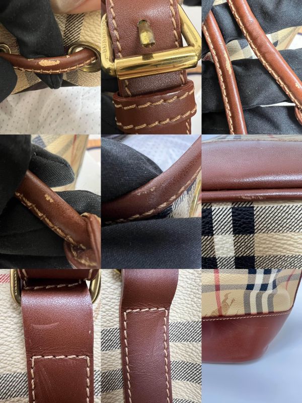 Burberry經典戰馬格紋水桶包 