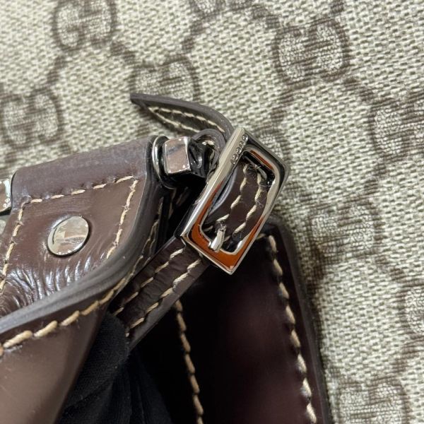 Gucci 滿版老花西裝手提包 