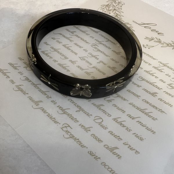 Chanel 樹脂水晶CC 蜻蜓蝴蝶手鐲 