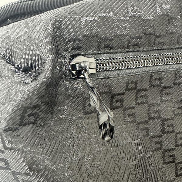 Gucci 黑色尼龍拉桿行李箱 