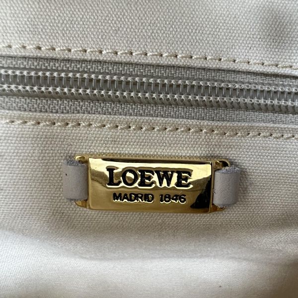 Loewe 編織拼色斜背包 