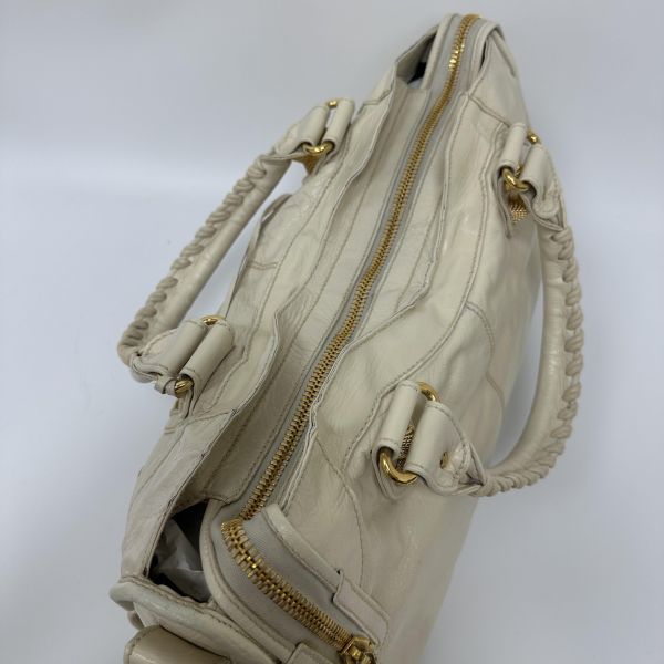 Balenciaga 白色 Giant Part Time 機車包 
