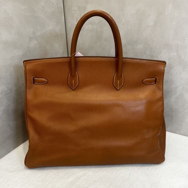 Hermès Birkin 鉑金包 40 金棕金釦 Epsom 