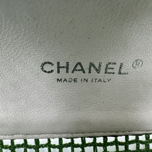 (出清特惠)Chanel 綠色網球網兜單肩包 