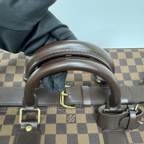 Louis Vuitton路易威登 稀有棕色棋盤格Cruiser 45巡洋艦旅行包 