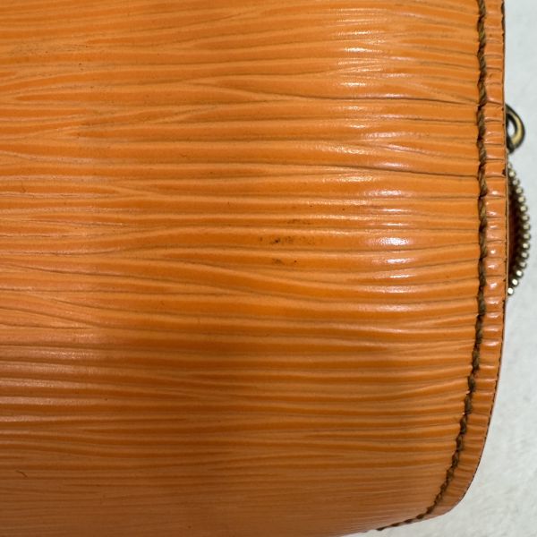 Louis Vuitton 橘色水波紋手提包 
