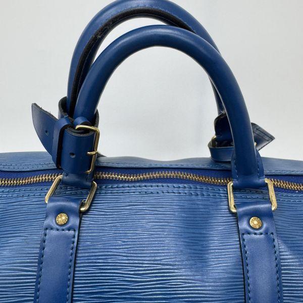 Louis Vuitton Keepall 50藍色旅行袋 