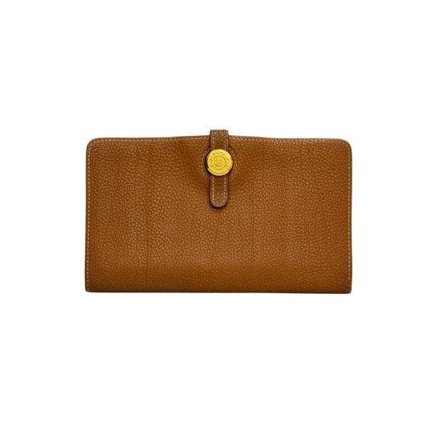 Hermès Dogon long Wallet 手包長銀包 金棕 