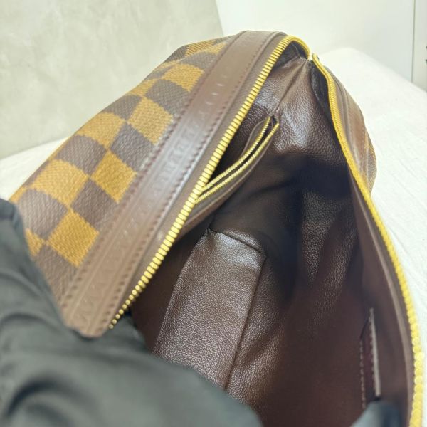 Louis Vuitton 棋盤格拉鏈手拿包 