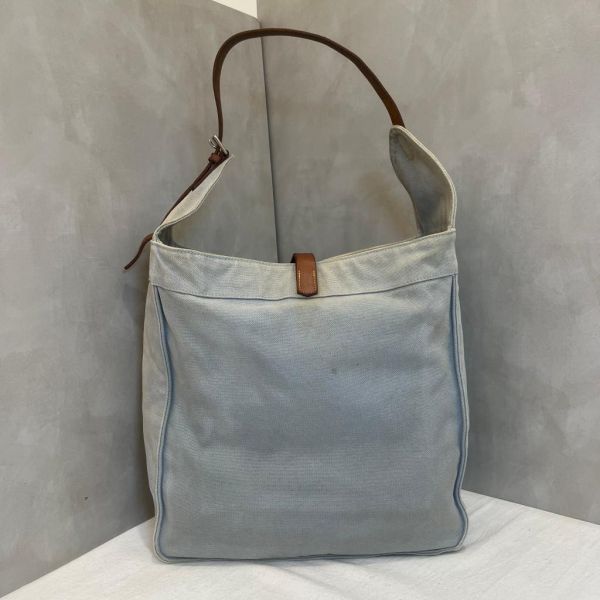 Hermès 帆布肩背包 