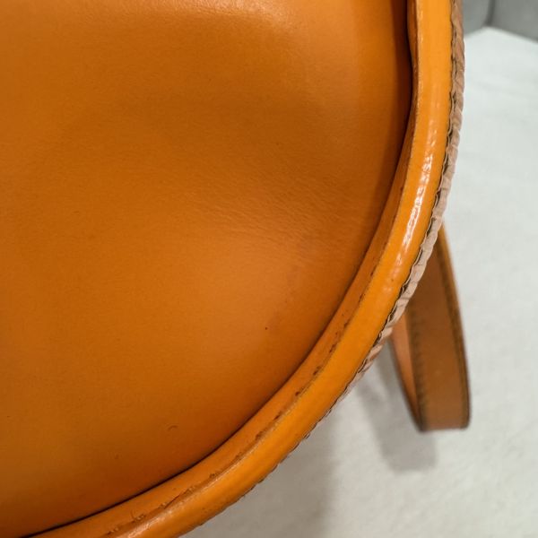 Louis Vuitton 橘色水波紋手提包 