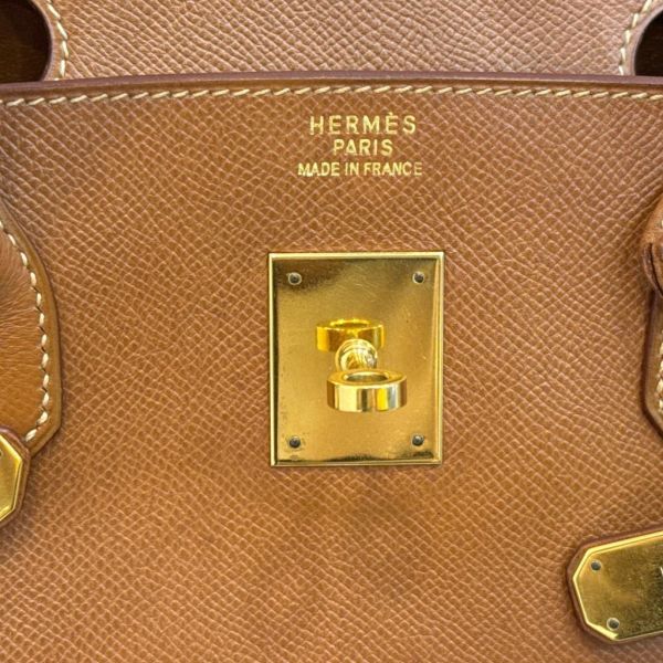 Hermès Birkin 鉑金包 40 金棕金釦 Epsom 