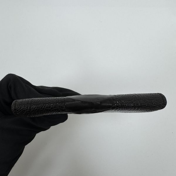 TODS 黑色鱷魚皮卡包 