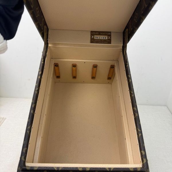 Louis Vuitton 古董老花硬殼手提化妝箱 