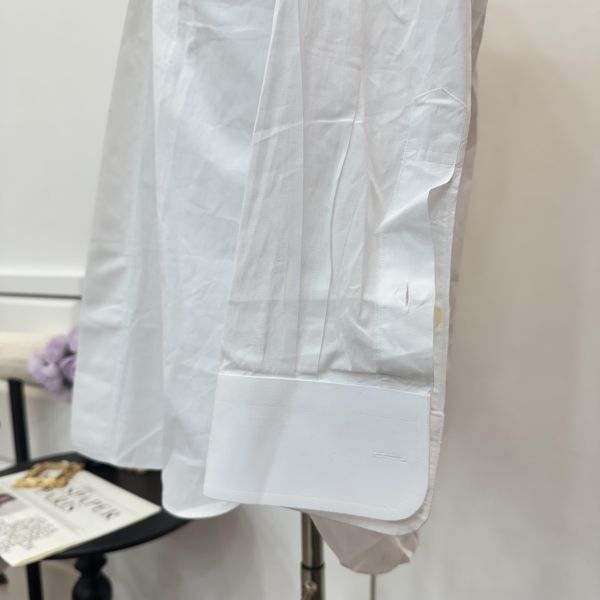 YSL 純白襯衫 