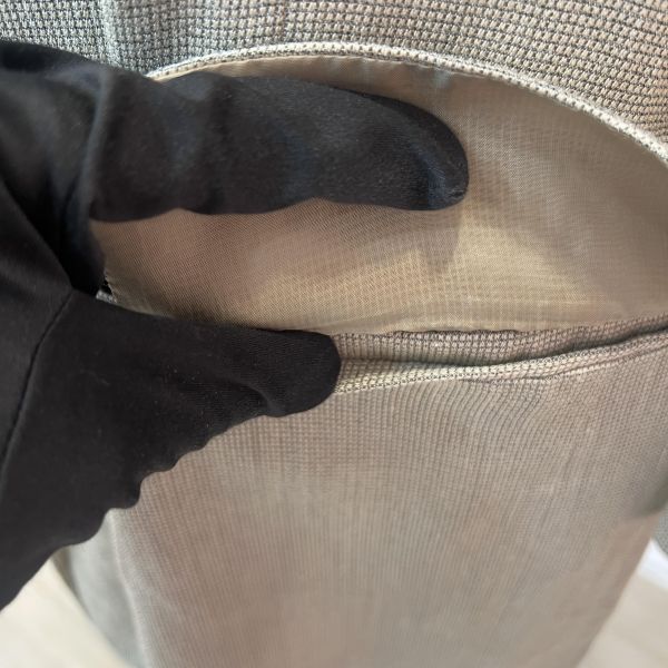 GIORGIO ARMANI灰色格紋西裝外套 