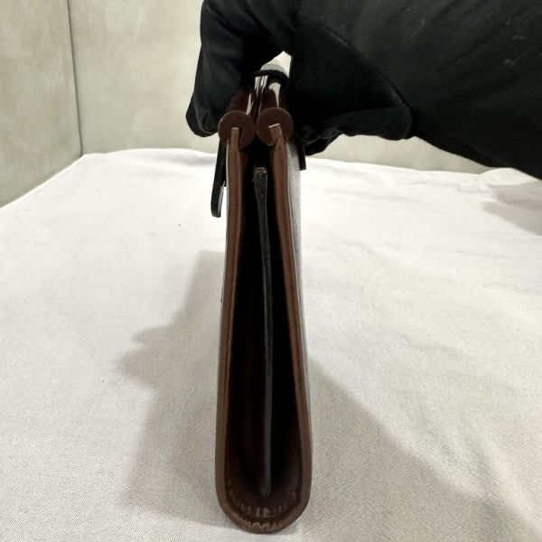 Yves Saint Laurent 古董鴕鳥腿皮革手拿包 