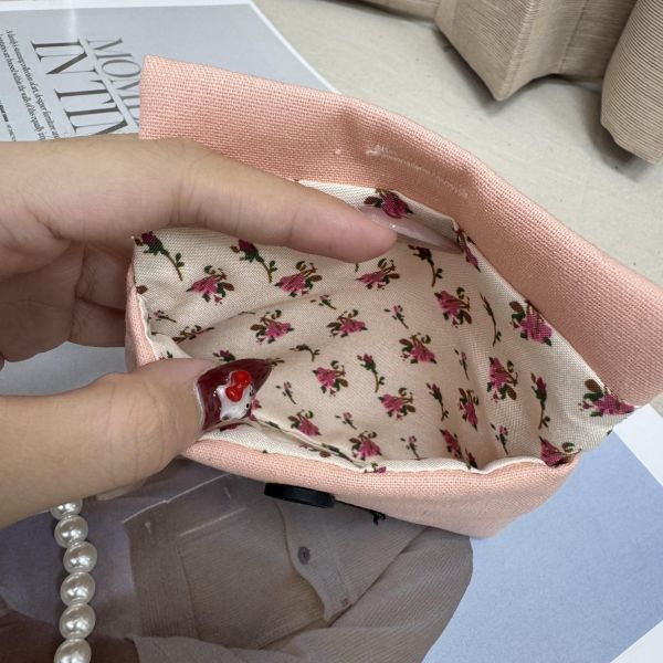 Gucci粉色碎花小木梳 