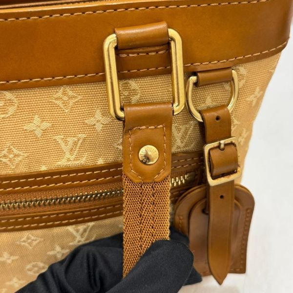 LV 黃色丹寧手提包 