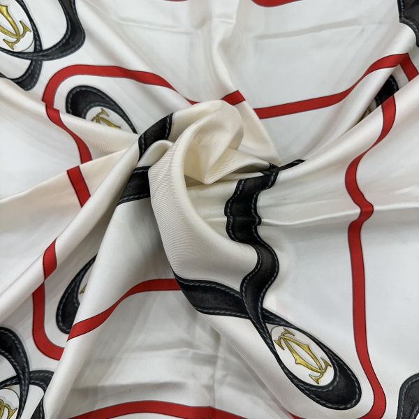 Cartier 卡蒂亞Must de Cartier 系列絲巾 