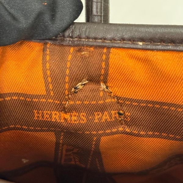 Hermès Garden Party mini 烏木色 