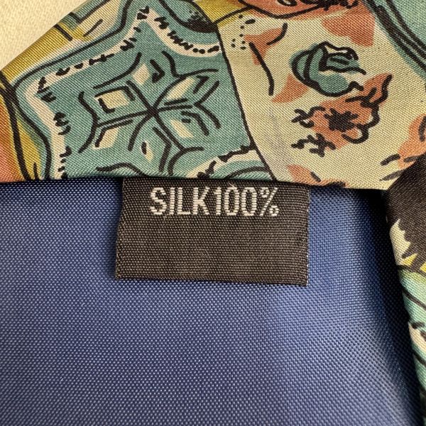 Valentino 復古電話領帶（中古） 