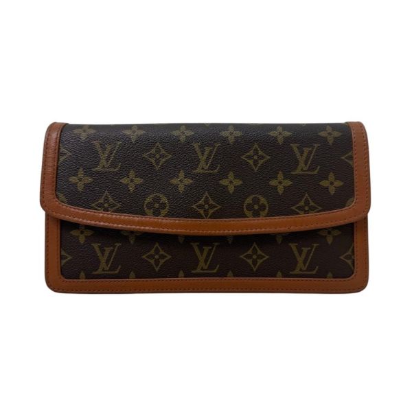 Louis Vuitton 經典老花紅皮手拿包 