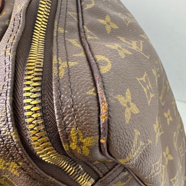 LOUIS VUITTON 復古Alize 老花皮革旅行袋 