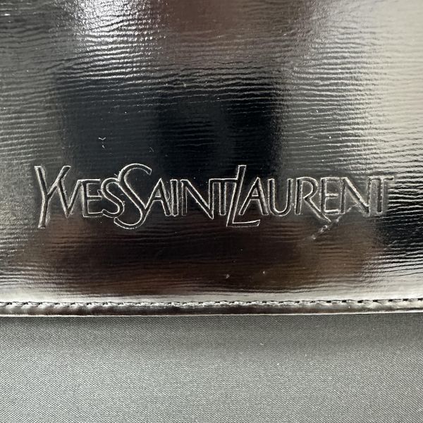YSL 聖羅蘭 黑色皮革托特包 
