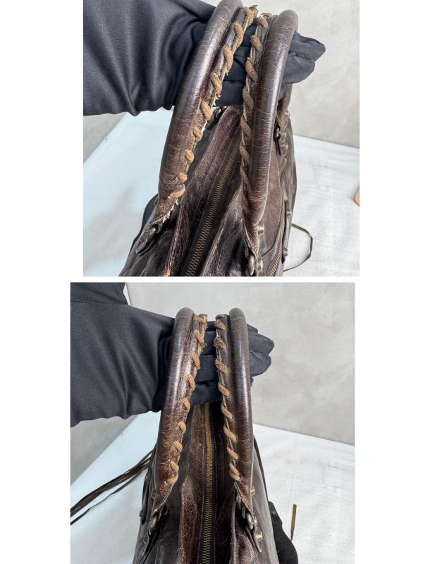 Balenciaga Le City 黑色機車包 
