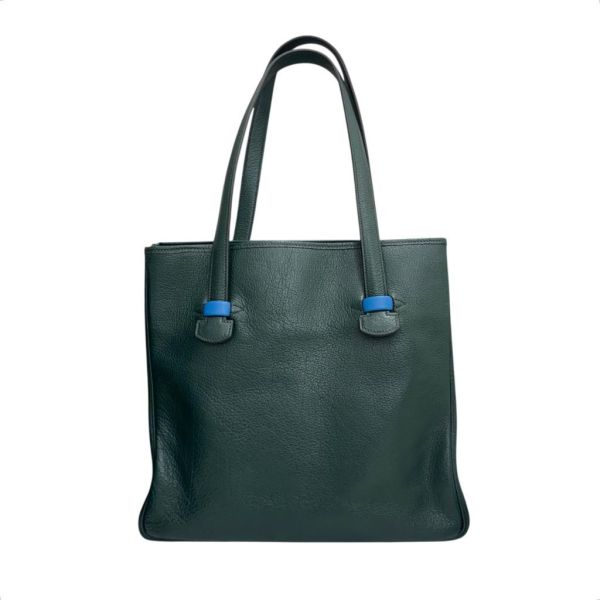 Hermès 墨綠山羊皮肩背包 
