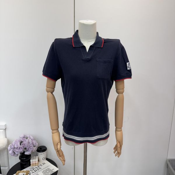 Moncler 海軍藍Polo 衫 